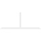 Ekena Millwork Portland Architectural Grade PVC Gable Bracket, 108"W x 45"H x 2"D x 4"F, 10/12 Pitch GBP108X45X0204POR00 - alternate 2